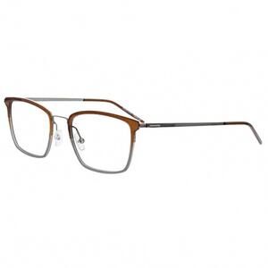 NEW MOREL men's 30179l square eyeglasses in brown